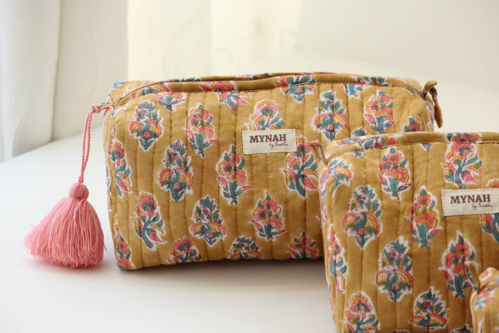 Henna motif print travel/makeup/organizer/wet bag MH875