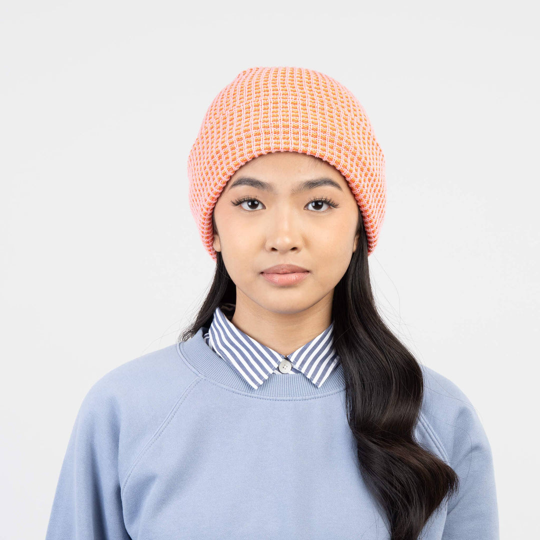 Simple Grid Knit Beanie VR826