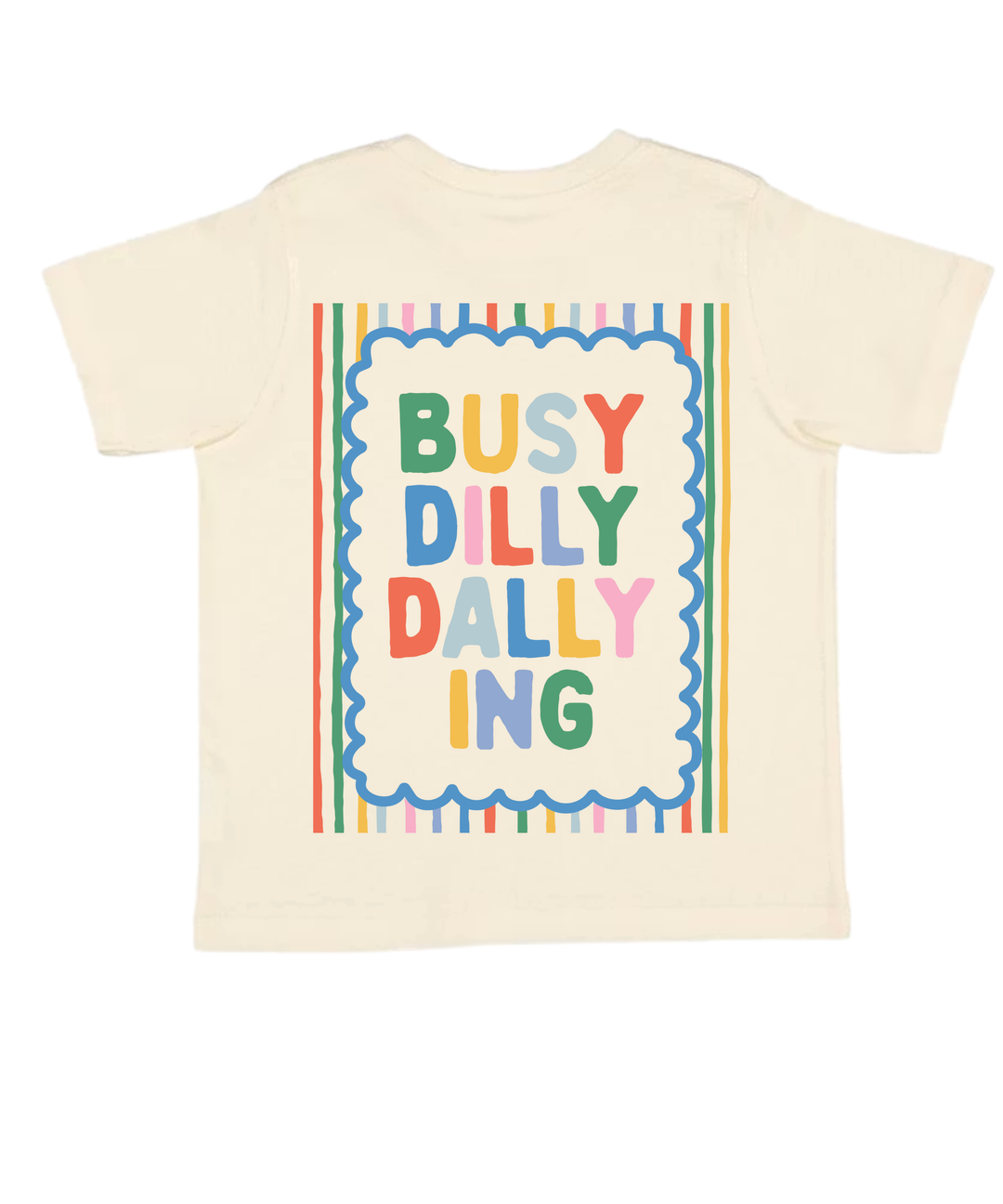 Dilly Dally Kids T-Shirt | Kids Summer Graphic T-Shirt | Funny Kids T-Shirt AR432