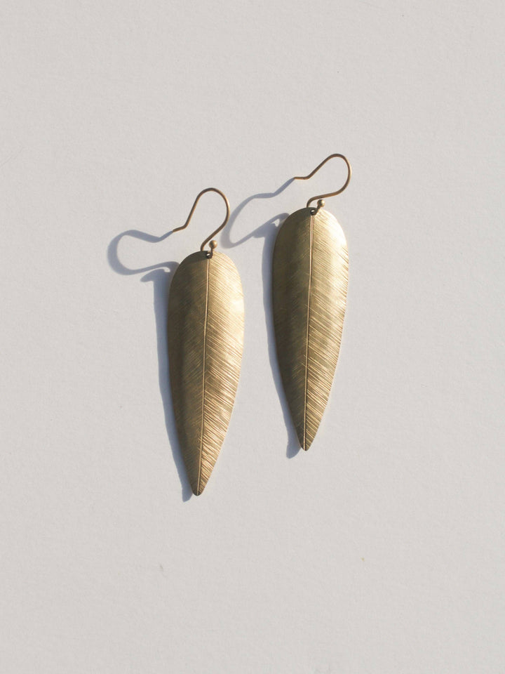 RK07 Laurel Leaf Earrings