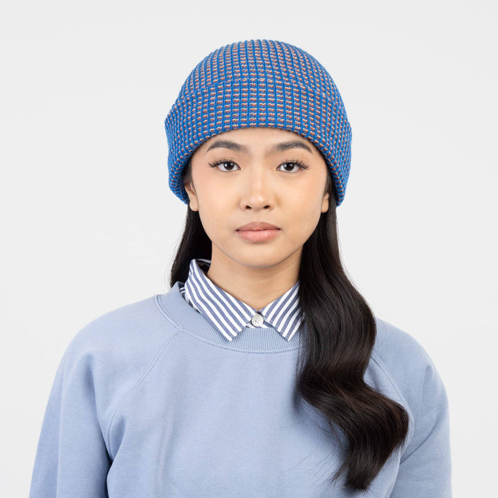 Simple Grid Knit Beanie VR826