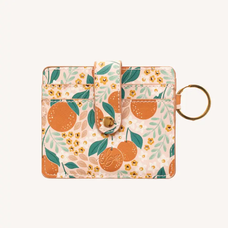 Oranges Floral Wallet
