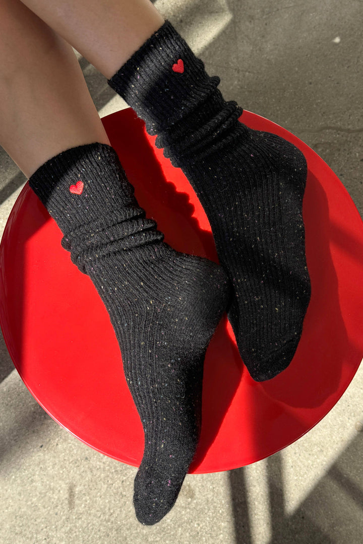 Embroidered Snow Socks