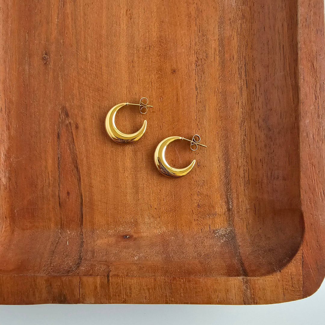 Luxe Selena Hoops   - Gold // Everyday basics, Jewelry