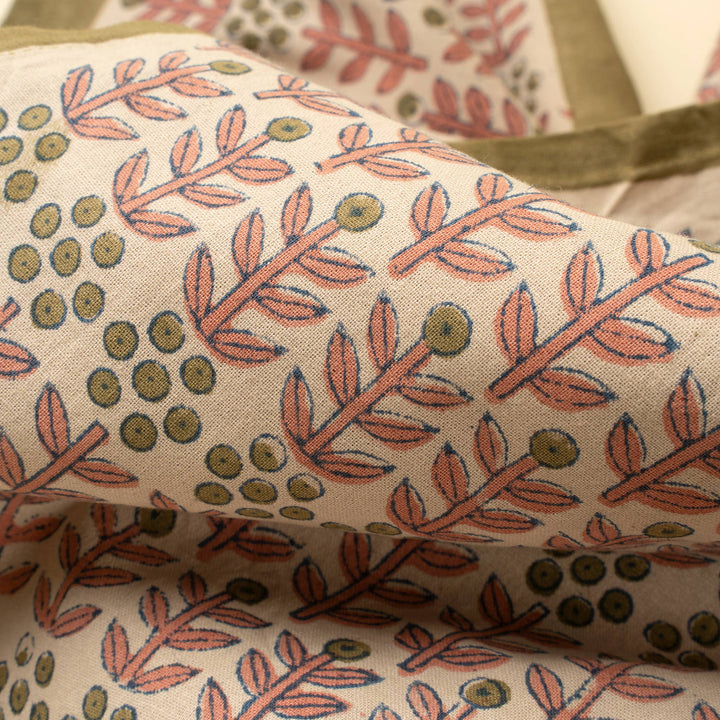 Floria Block Print Tablecloth DB325