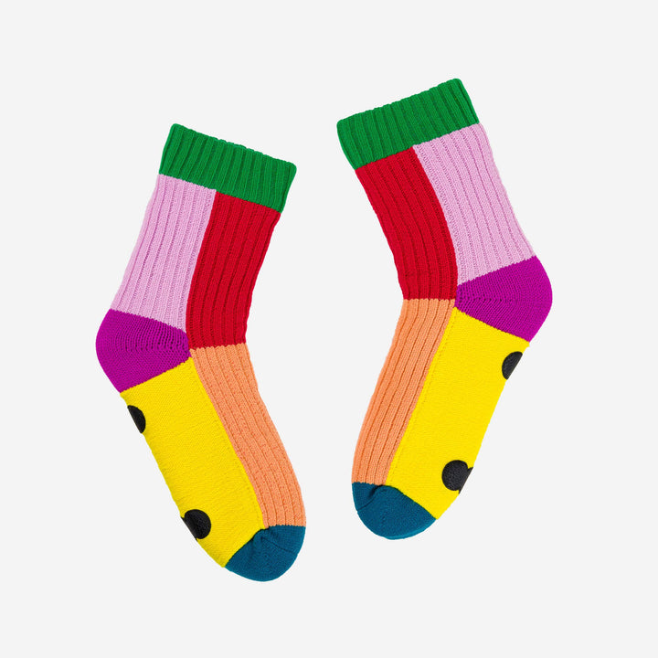 Kaleidoscope Knit House Socks VR534