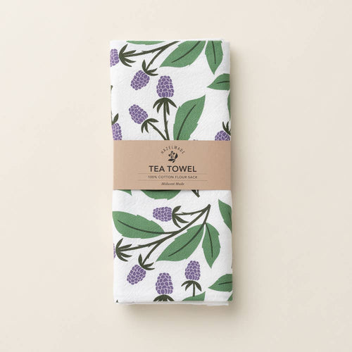 Blackberries Tea Towel / Kitchen Decor / USA Made HM101