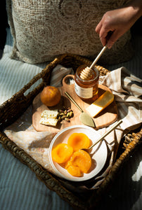 Tides Cheese Knives S/4 Tumbled Gold