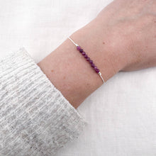 Load image into Gallery viewer, Ruby Silk Bracelet