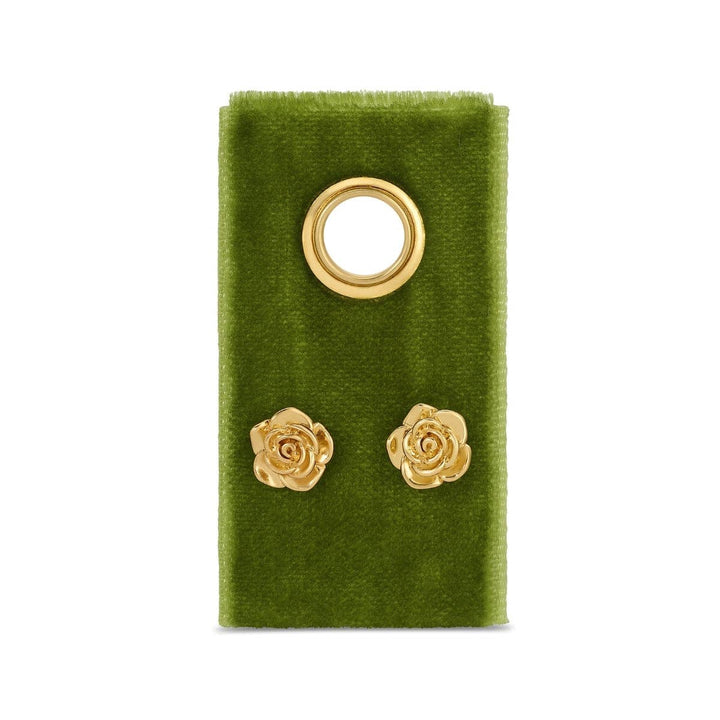 Rose Studs on Velvet Tag SP962