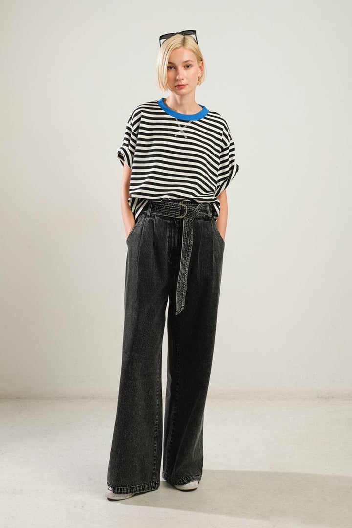 A striped knit top - FT1255