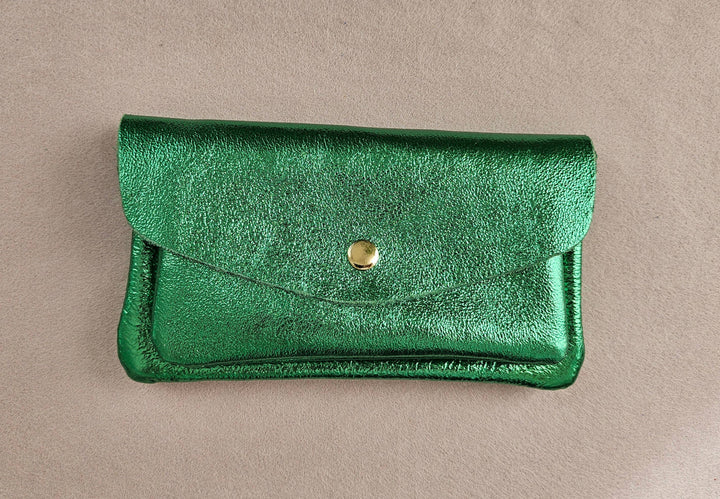 Kangaroo double pocket cowhide leather wallet: Bordo RM29