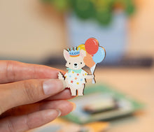 Load image into Gallery viewer, BIRTHDAY DOG PIN DD06