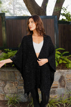 Load image into Gallery viewer, Cozy Chunky Ribbed Knit Pocket Ruana