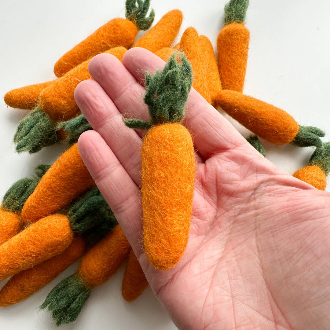 Felt Orange Carrot