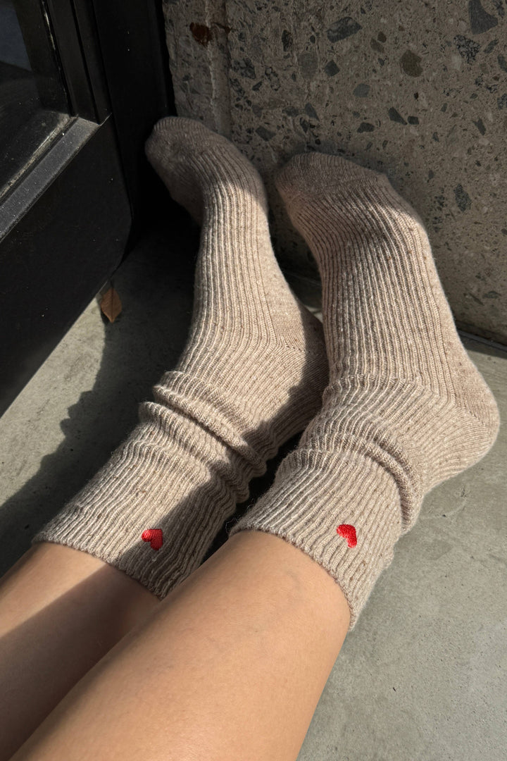 Embroidered Snow Socks