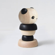 Load image into Gallery viewer, Wooden Ring Stacker - Panda