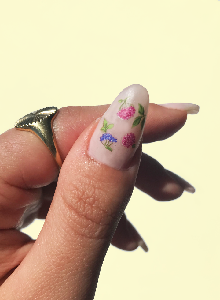 Nail Art Stickers - PINK PONY