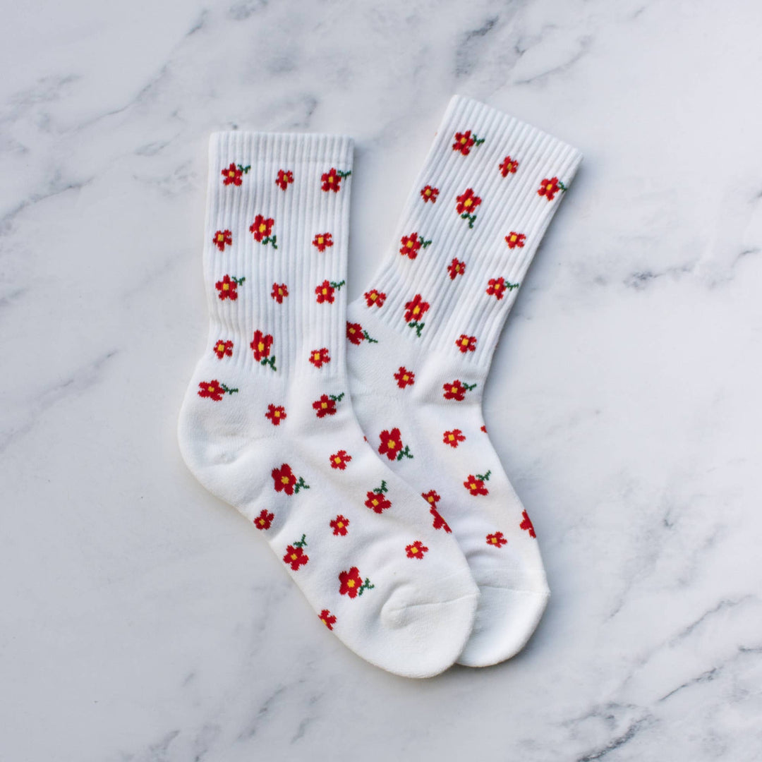 Little Flower Casual Socks