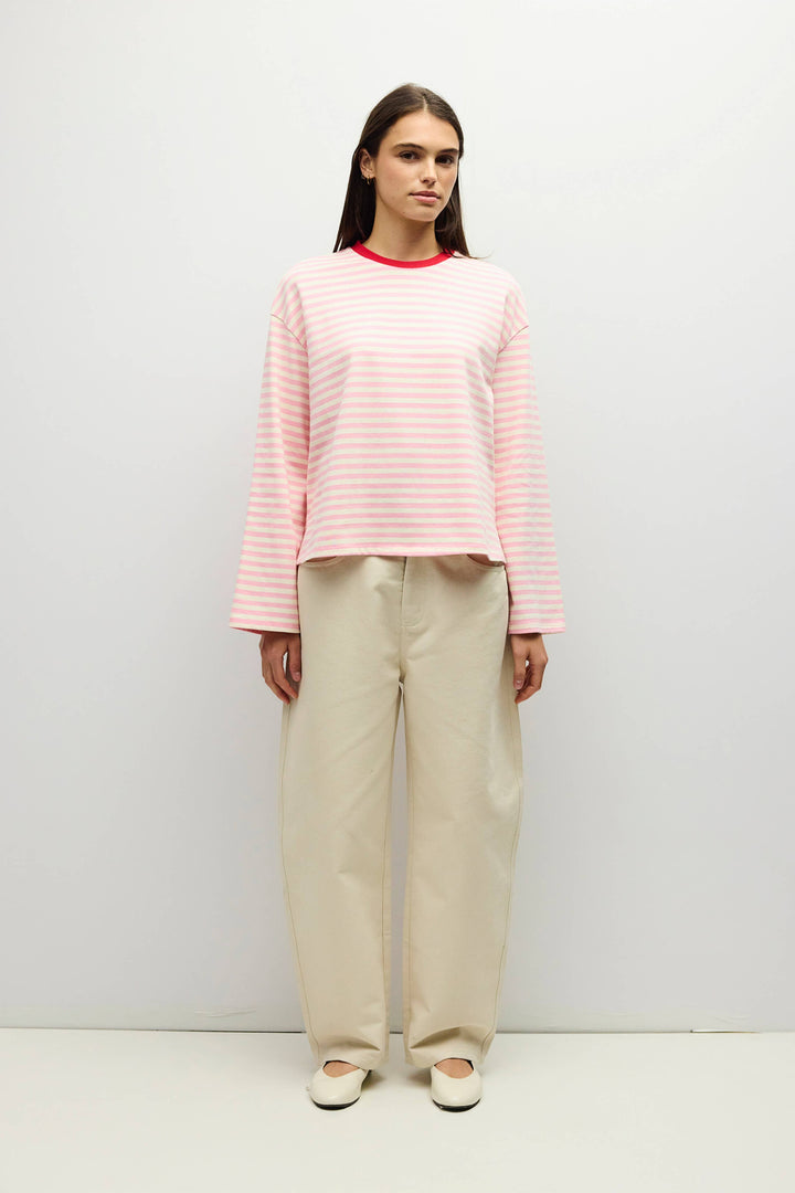The Jessie Top | Striped Long Sleeve T-Shirt A674