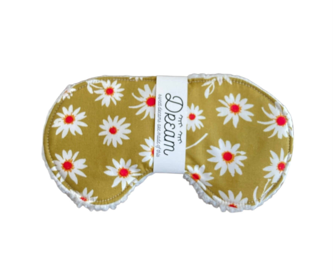 Sleep Mask / Sweet Dreams Sleep Mask /  Field of Daisy