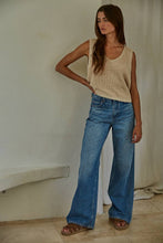 Load image into Gallery viewer, W2010 | Knit Sweater Cotton Acrylic V-Neck Vest Top