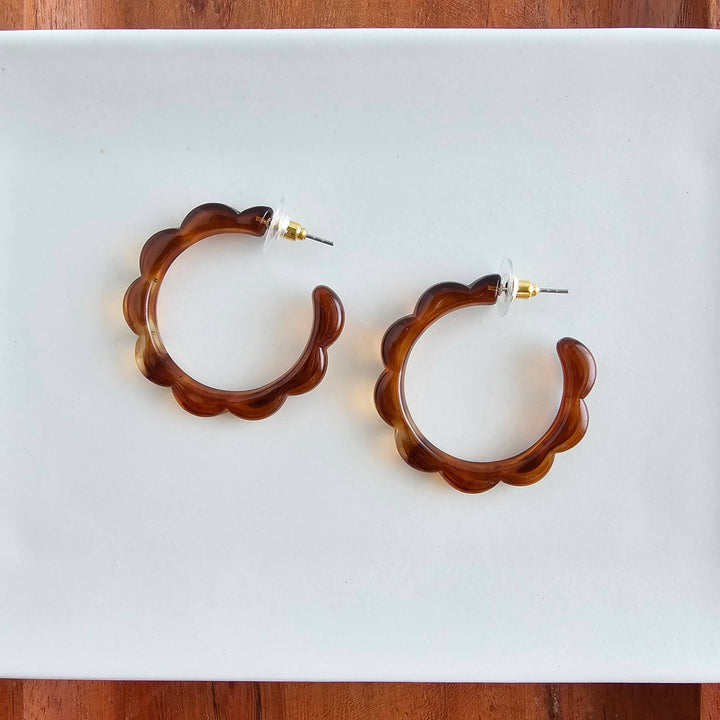 Scarlett Hoops - Amber // Jewelry, Earrings, Fall SS235