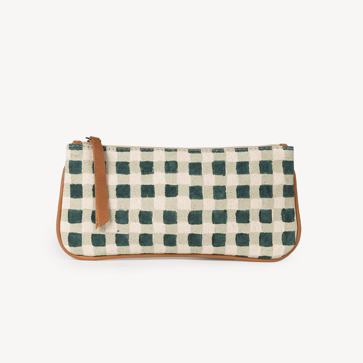 Pencil Pouch - Evergreen Gingham joyn17