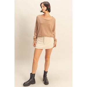 Wide Neck Sweater HYF10