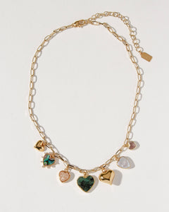 Earth's Heartbeat Charm Necklace LN03