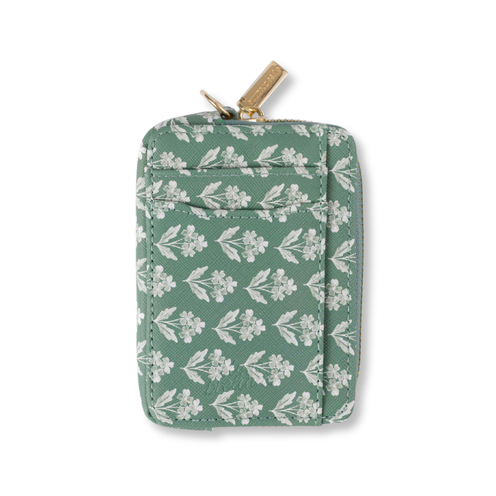 Forget Me Nots Sage Zip Wallet EY98
