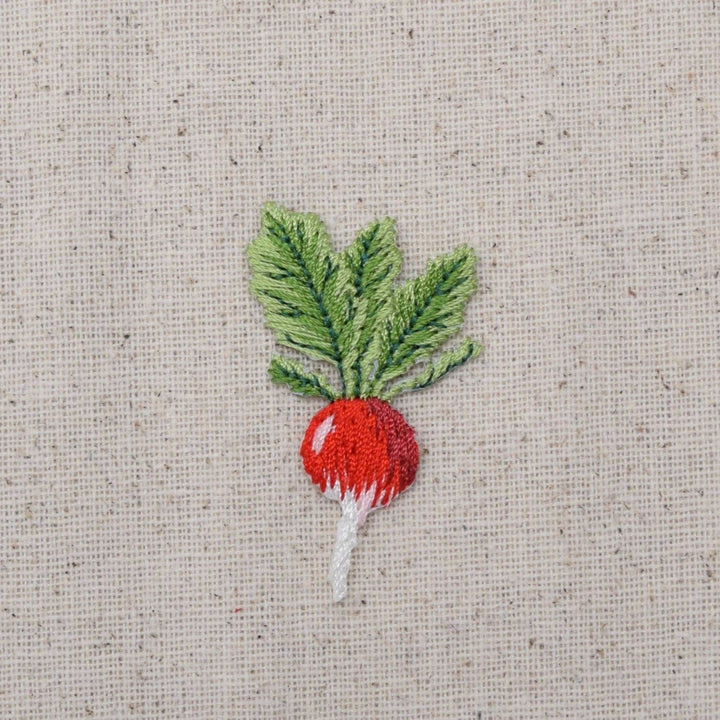 Turnip - Radish - Garden Vegetable, Iron on Patch