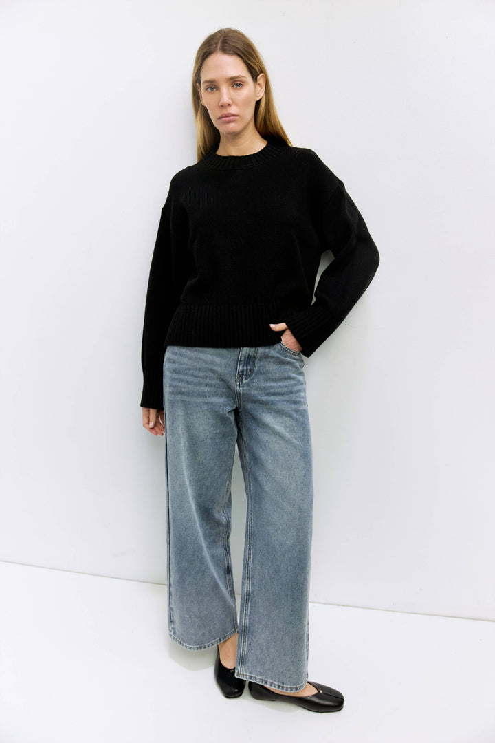The Asher Sweater | Oversized Cropped Sweater TM24