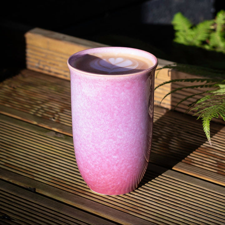 Astral Bloom Ceramic Travel Mug – 12oz Reusable Cup NV27