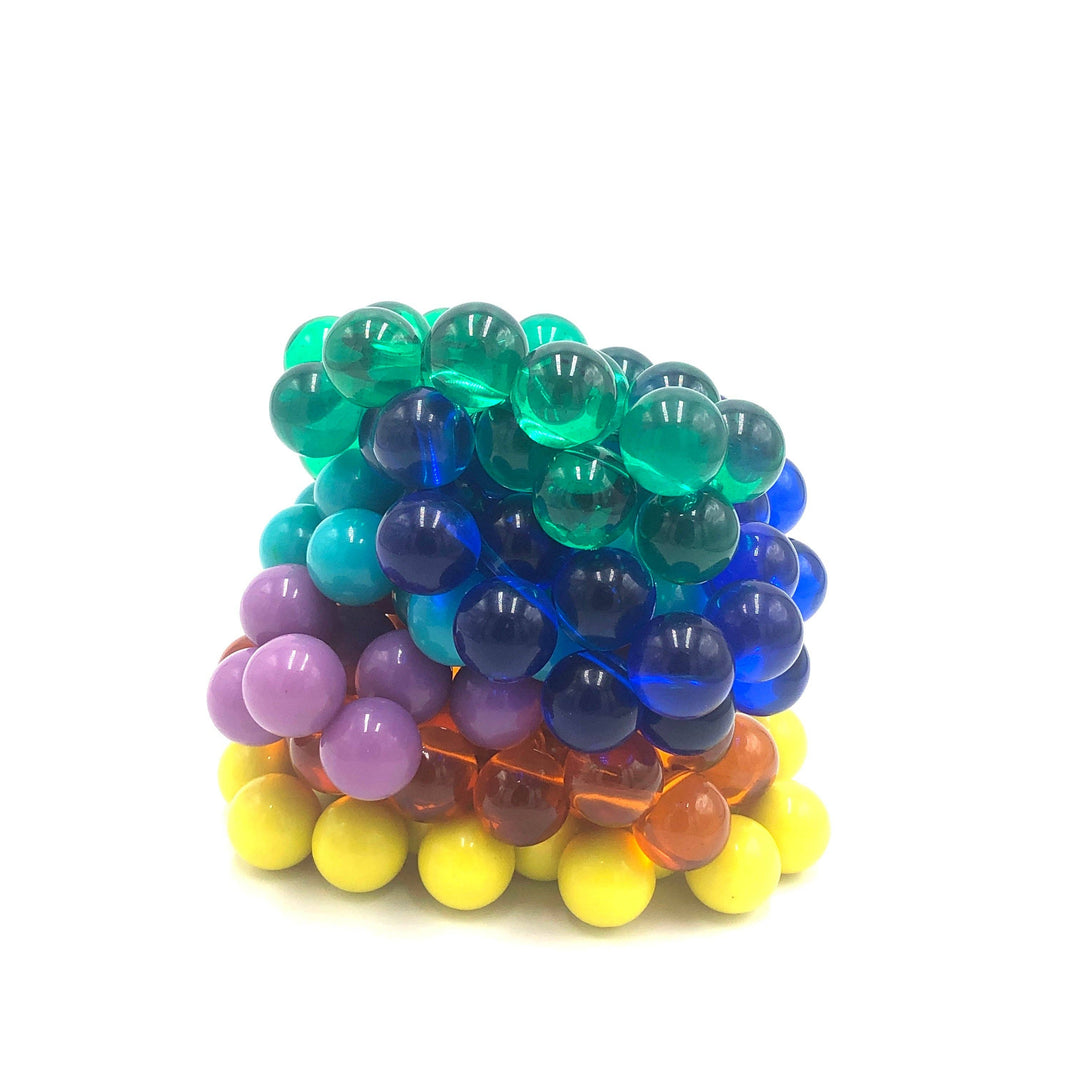 Chunky Button Stackable Stretch Bracelet BL15