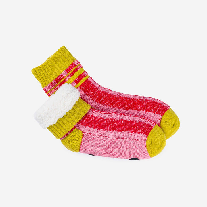 Plaid Stripe House Socks VR762