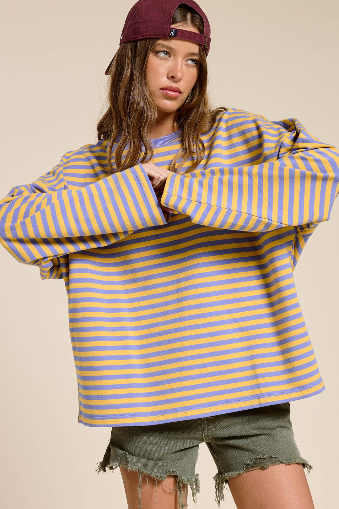 Striped Terry Top MOS23