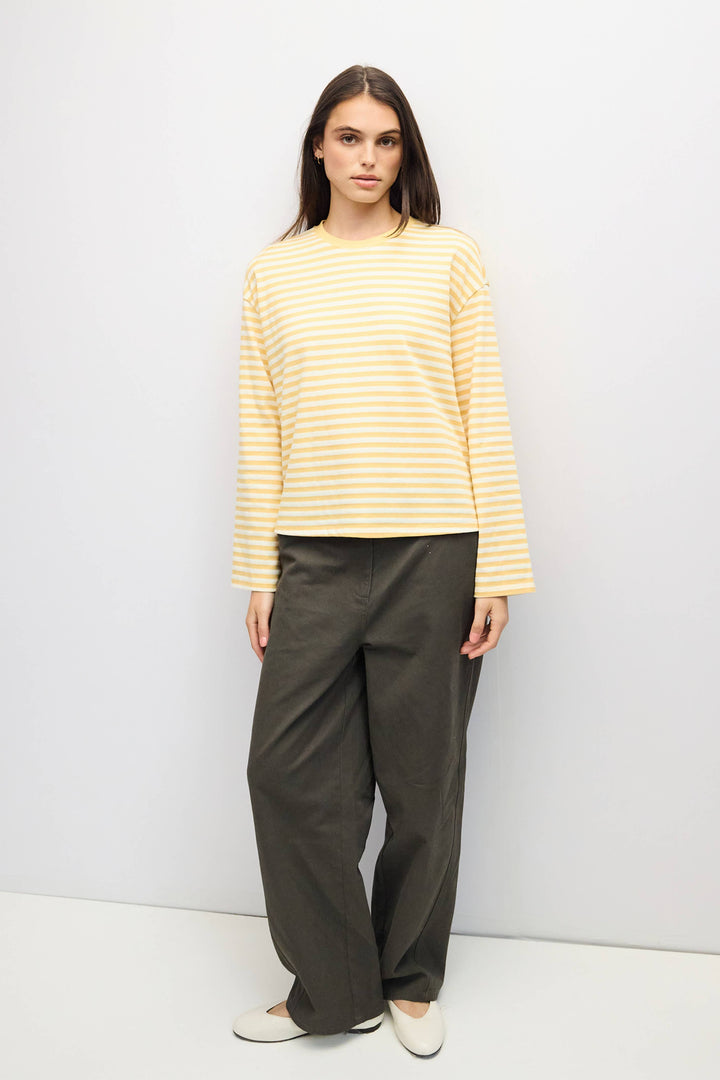 The Jessie Top | Striped Long Sleeve T-Shirt A674