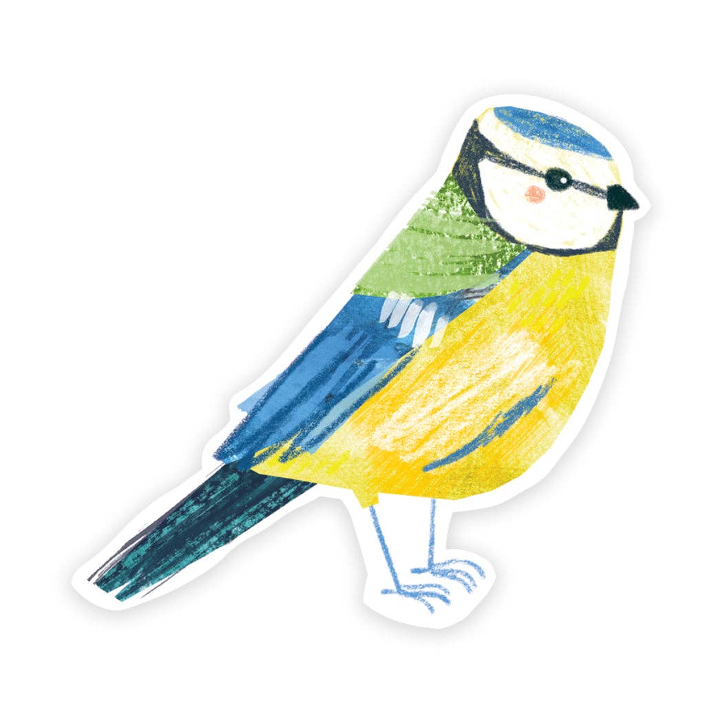 Blue Tit | Bird Vinyl Sticker BM