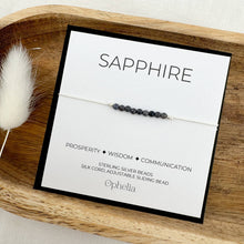 Load image into Gallery viewer, Sapphire Silk Bracelet