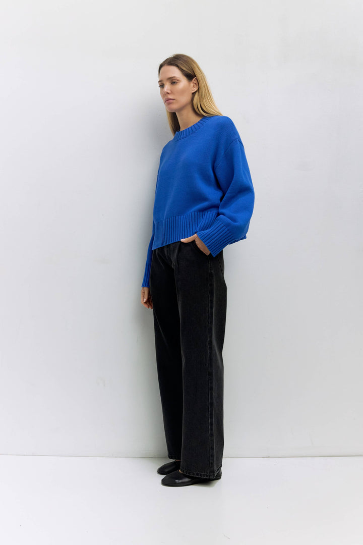 The Asher Sweater | Oversized Cropped Sweater TM24