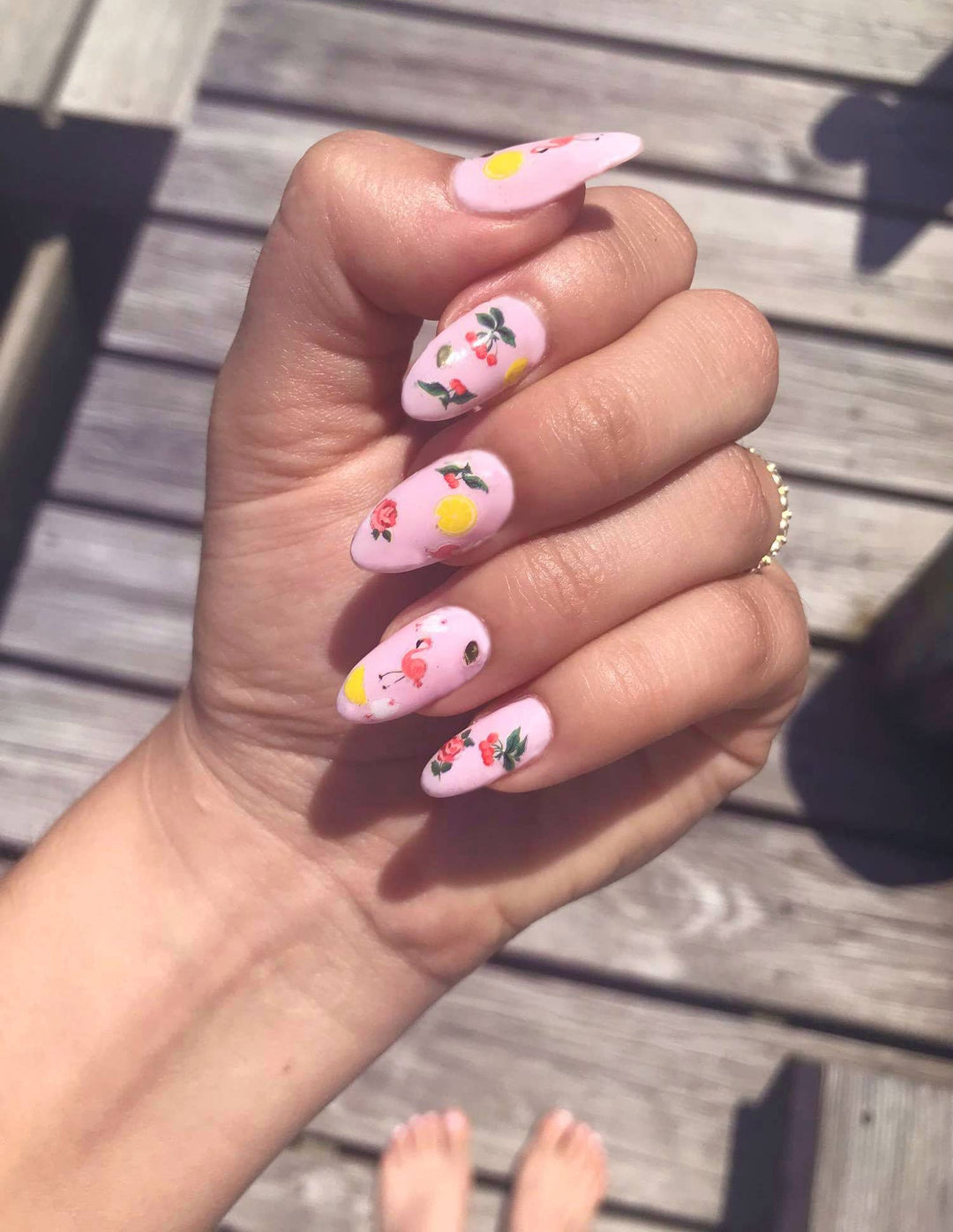 Nail Art Stickers - PINK PONY