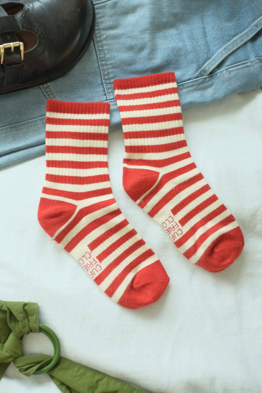 Retro Ribbed Striped Socks Spring time