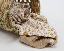 Load image into Gallery viewer, Organic Cotton Daisy Meadow Muslin Quilt | Baby Quilt 