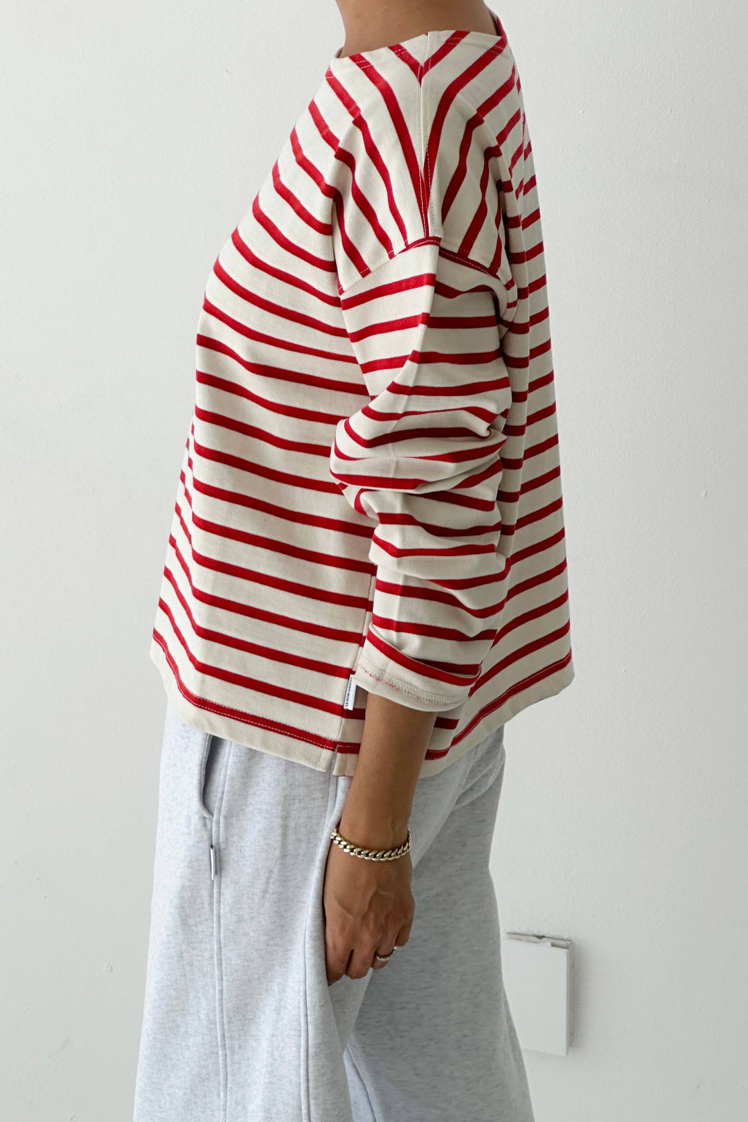 Red Stripe Sailor Top Le Bon Shoppe LB19