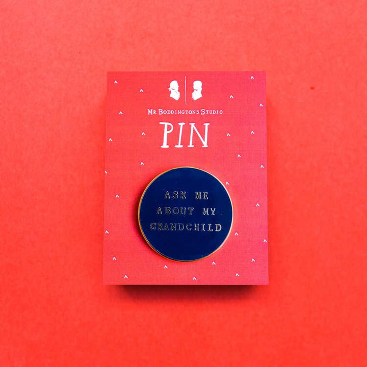 Ask Me About My Grandchild Pin MRB22