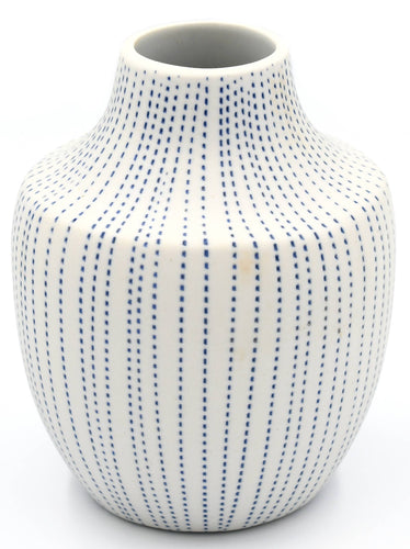 1574W26 Handcrafted Porcelain Bud Vase