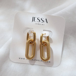 Ivy Drop Earrings | Statement Earrings JJ202