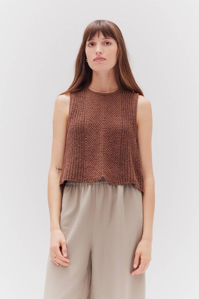 SUMMER CROP SWEATER TOP GG453
