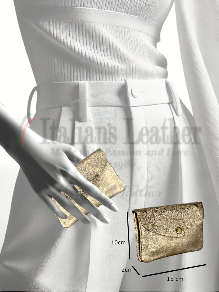 Laminated Suede Leather Wallet Katia Plus LT653
